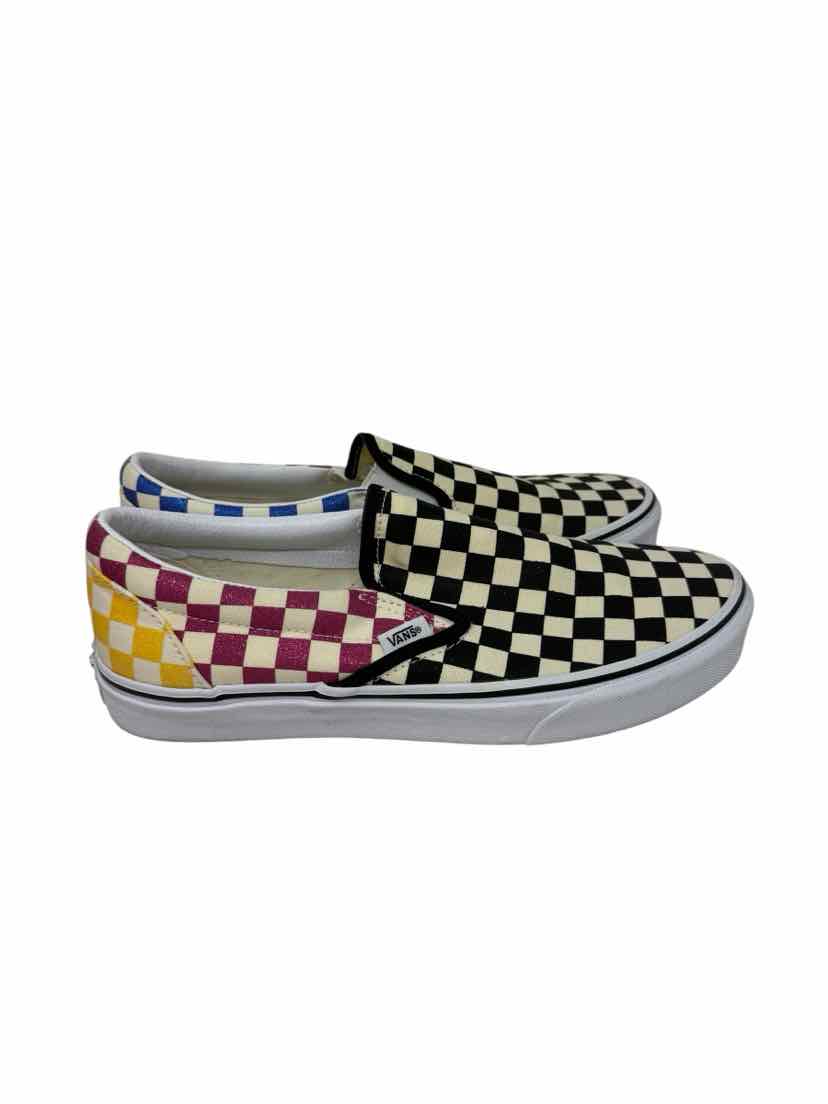 Shoe Size 41 Vans Multi-Color Canvas Sneakers