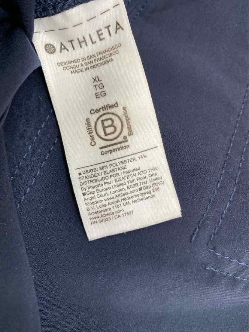 Size XL Athleta Navy Shorts