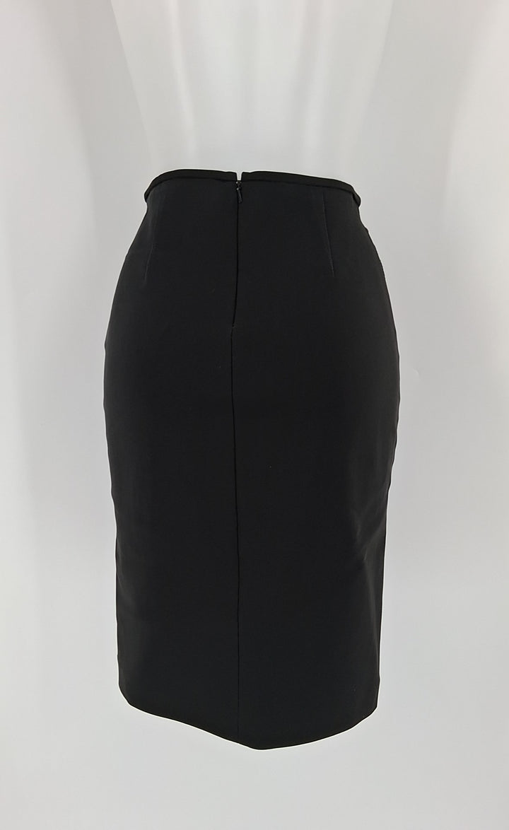 Size S Black Velour Skirt
