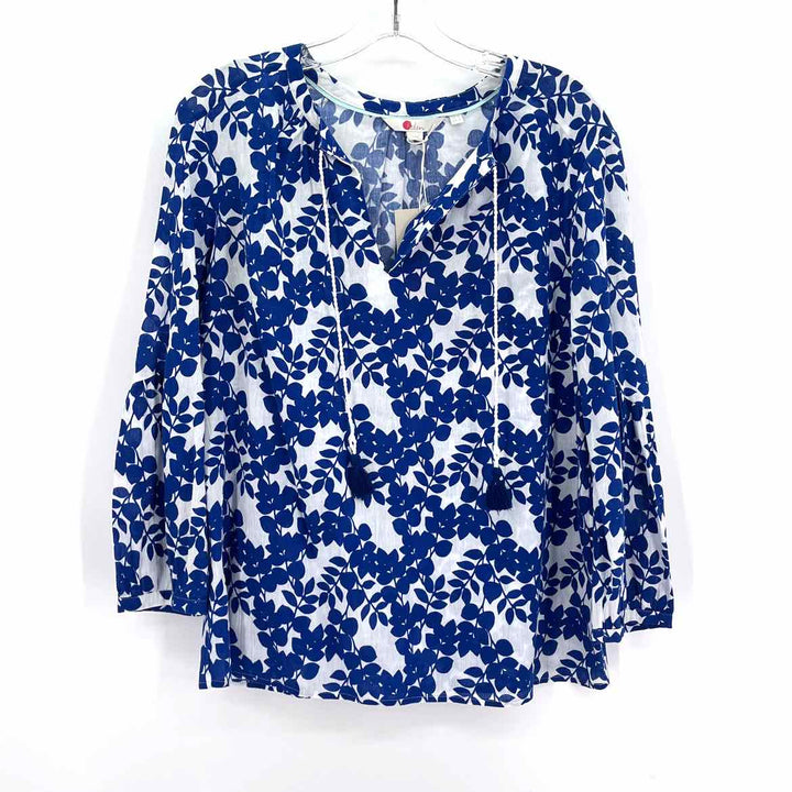 Size 8 Boden Blue Print Shirt