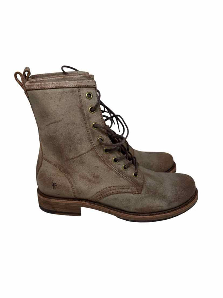 Shoe Size 8.5 Frye Brown Leather Boots