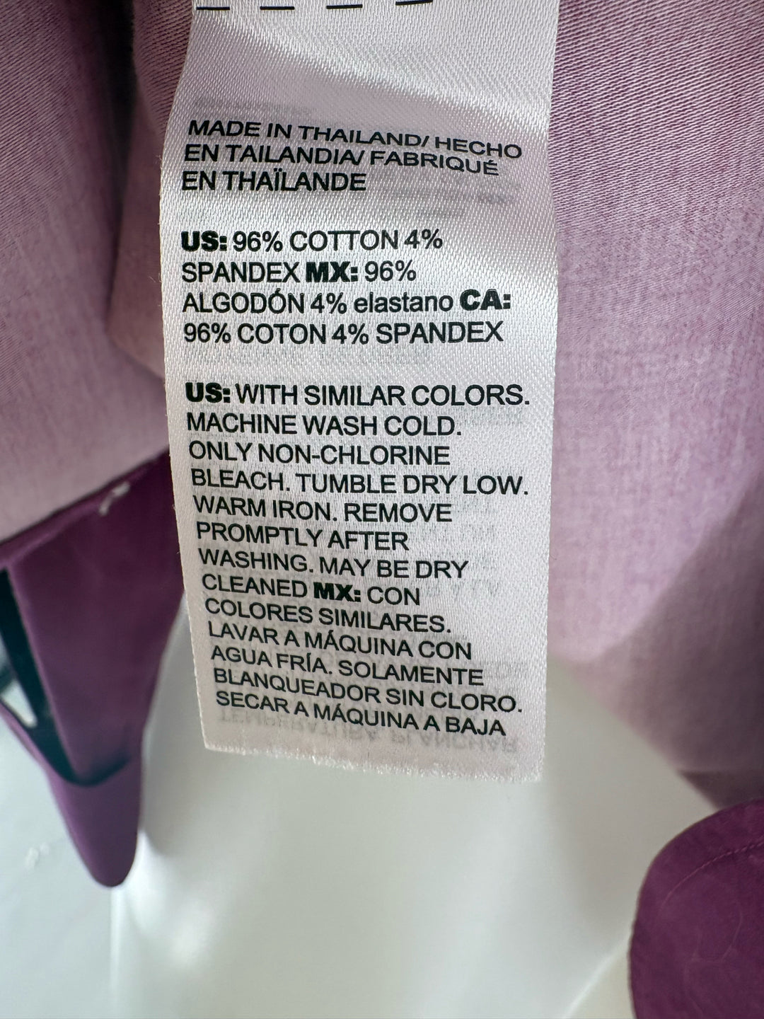 Size L Chico's Purple Shirt