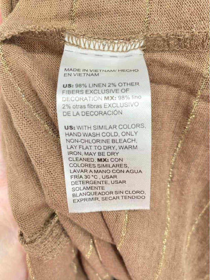 Size L Chico's Brown Shirt
