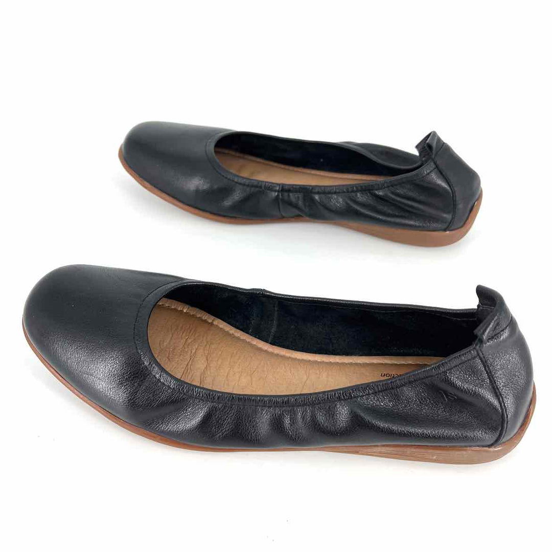 Shoe Size 38 JOSEF SEIBEL Black Leather Flats