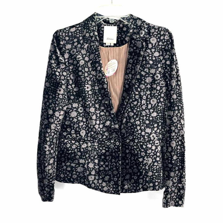 Size 4 Anthropologie Black Velvet Jacket