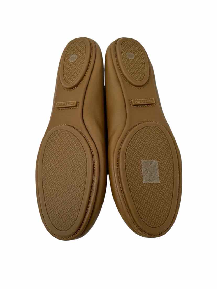 Shoe Size 10 Tory Burch Tan Leather Flats