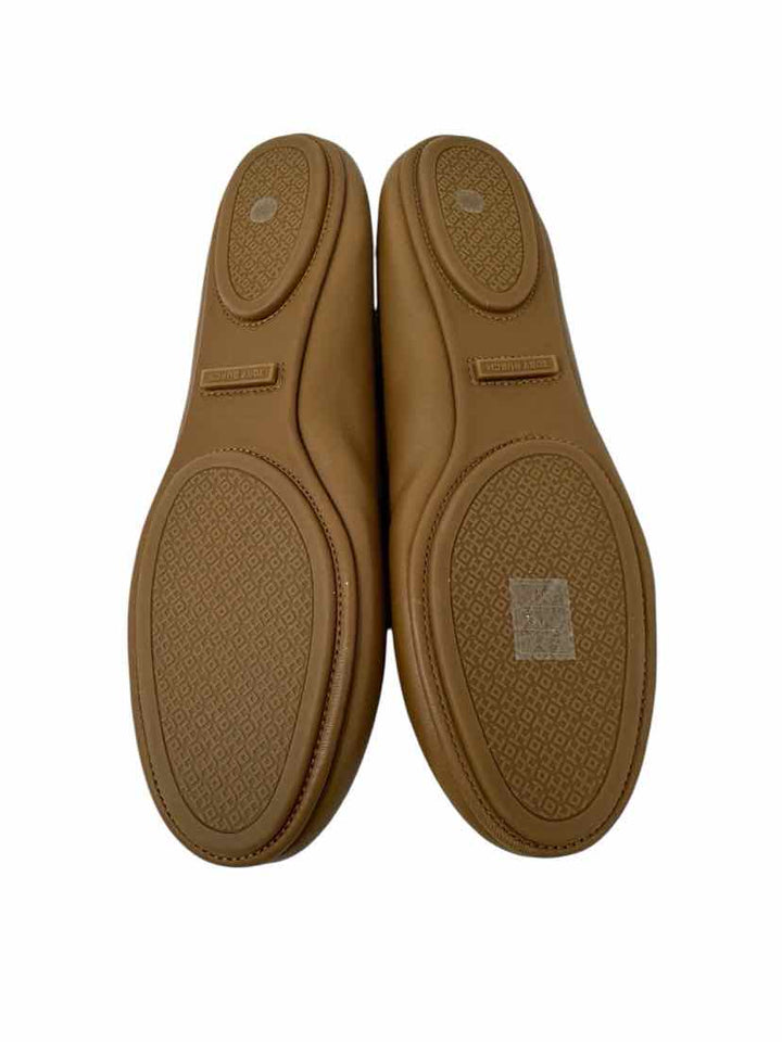 Shoe Size 10 Tory Burch Tan Leather Flats
