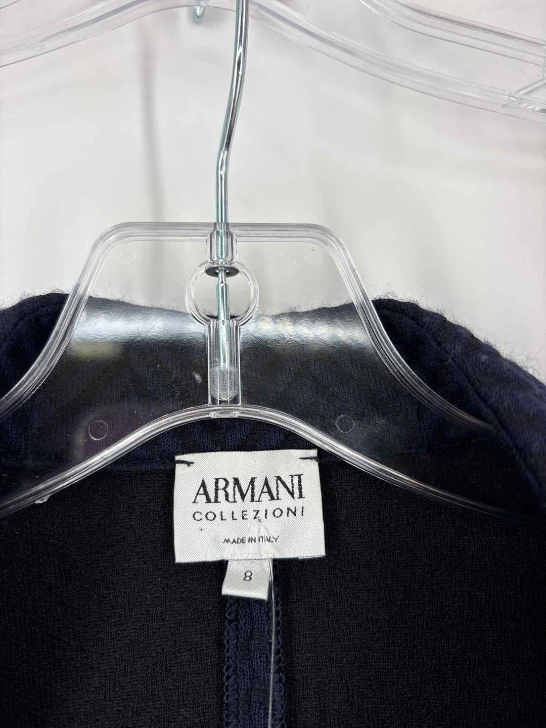 Size 8 Navy Print Jacket