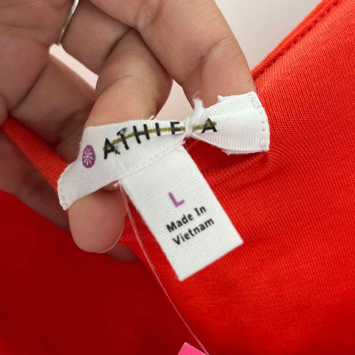 Size L Athleta Orange Dress