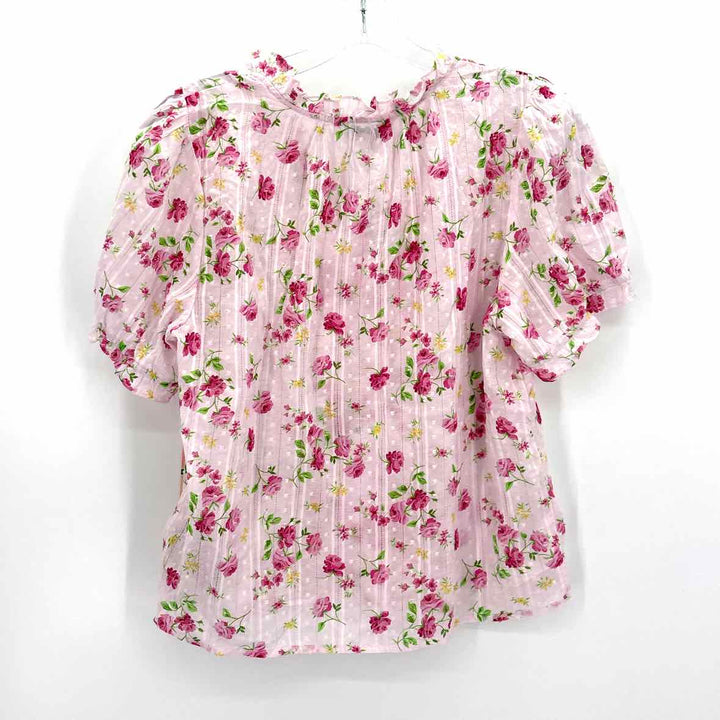 Size L NANETTE LEPORE Pink Shirt