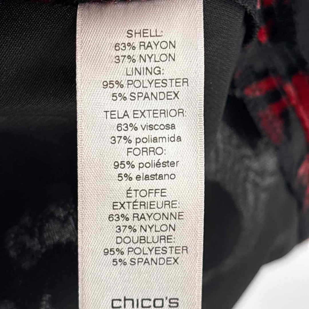 Size M Chico's Black Shirt