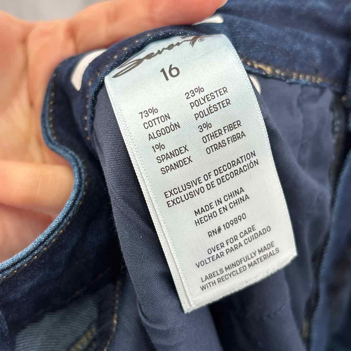 Size 16 SEVEN OF ALL MANKIND Denim Pants