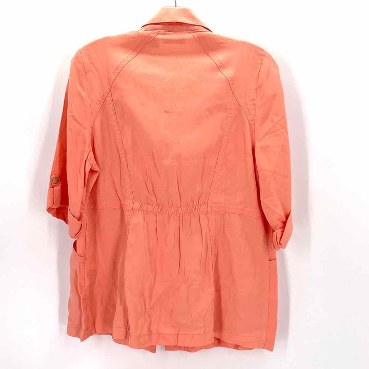 Size Petite Chico's Peach Nylon Jacket