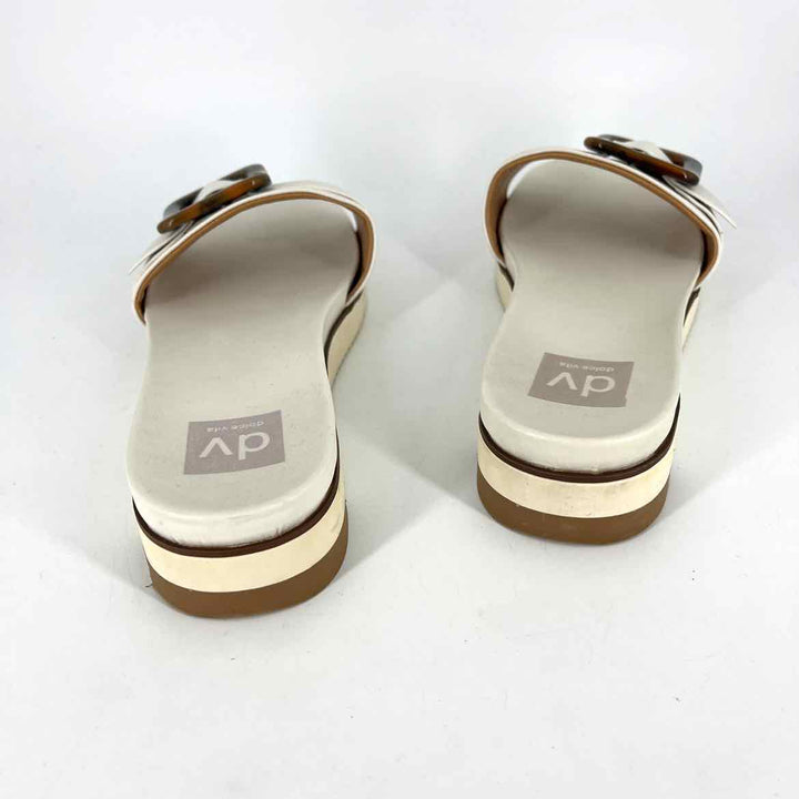 Shoe Size 10 Dolce Vita Ivory Faux Leather Sandals