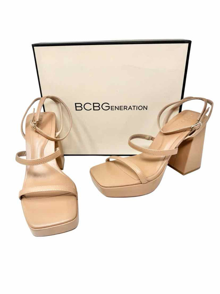 Shoe Size 10 BCBG Tan Sandals