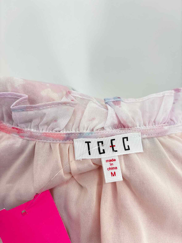 Size M TCEC PINK PRINT Dress