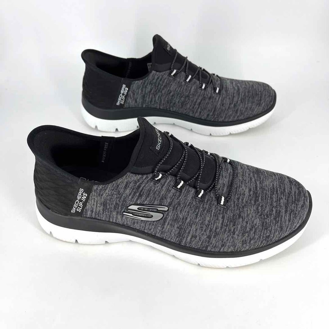 Shoe Size 9 Sketchers Charcoal Knit Sneakers