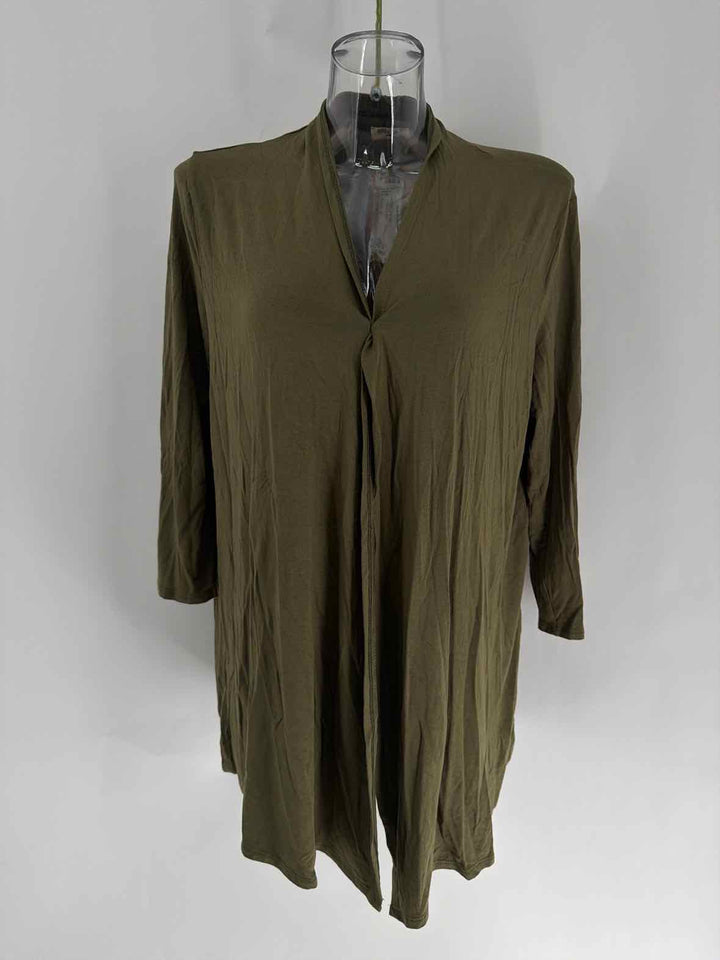 Size M Olive Cardigan