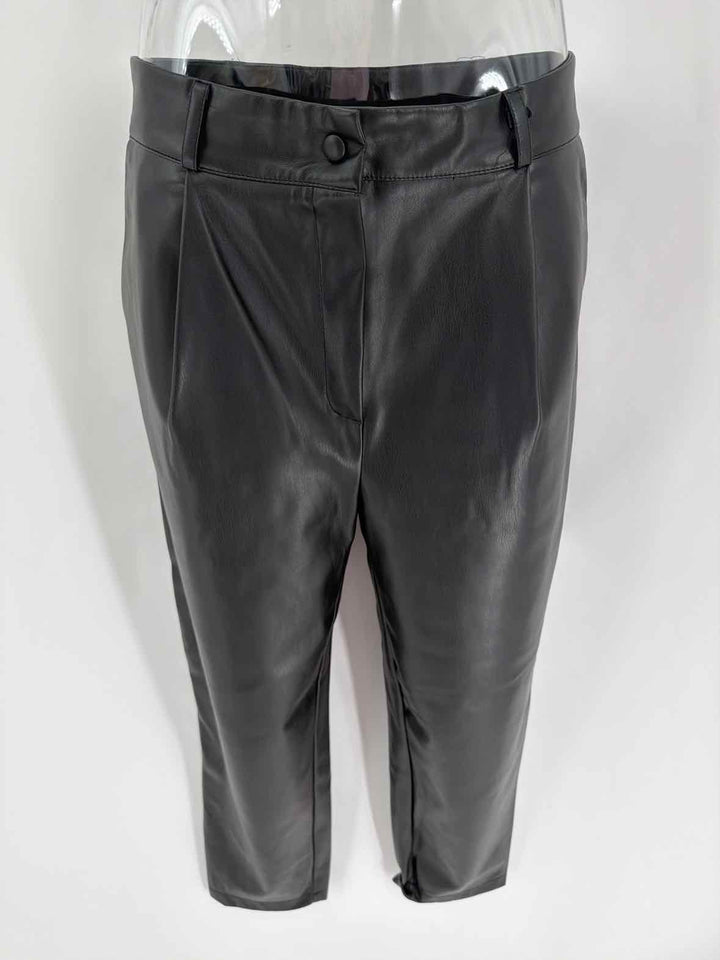 Size M Black PLEATHER Pants