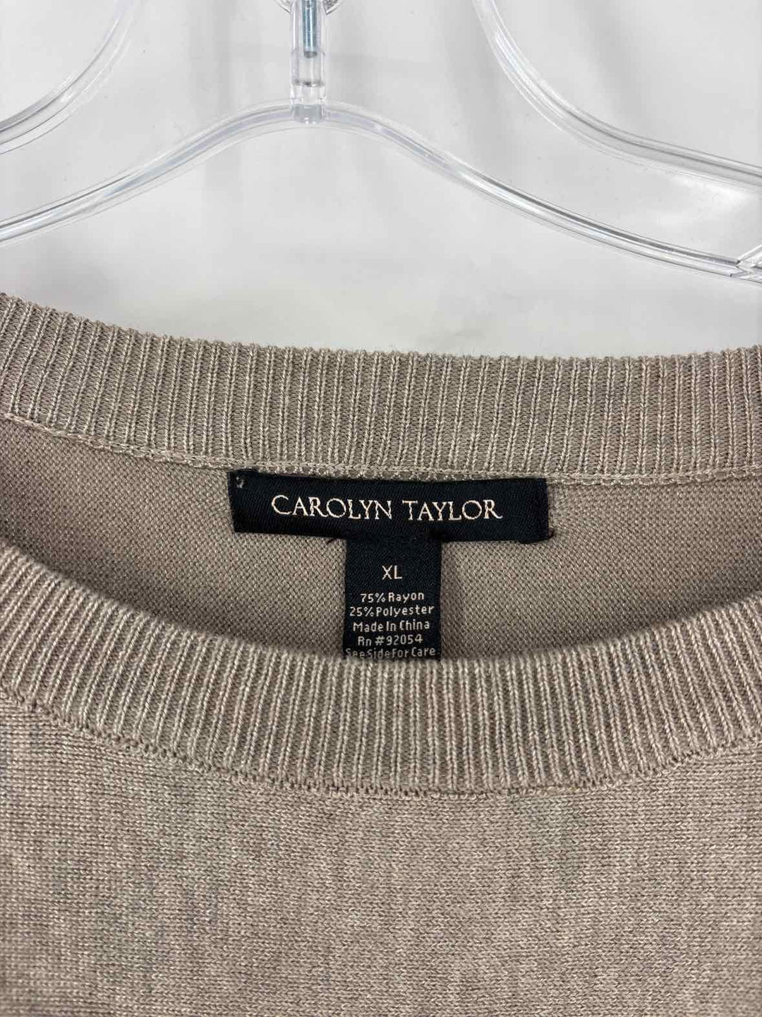 Size XL Tan Sweater