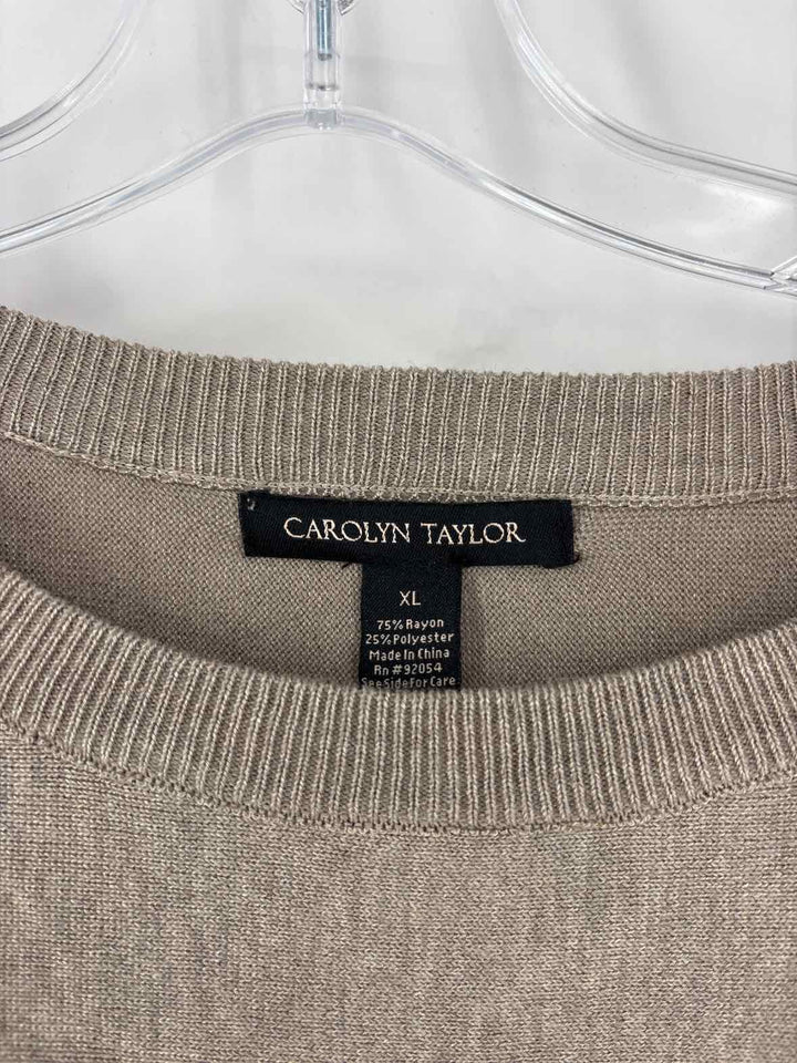 Size XL Tan Sweater