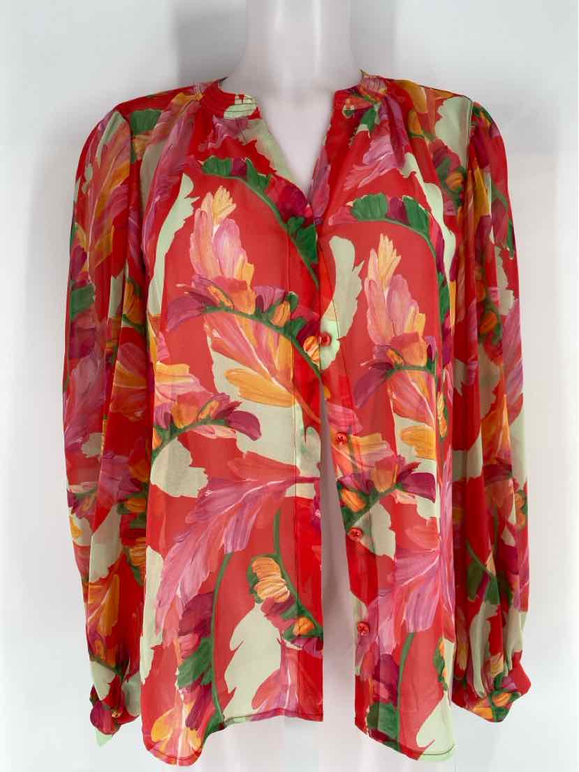 Size 12 Chico's Multi-Color Shirt