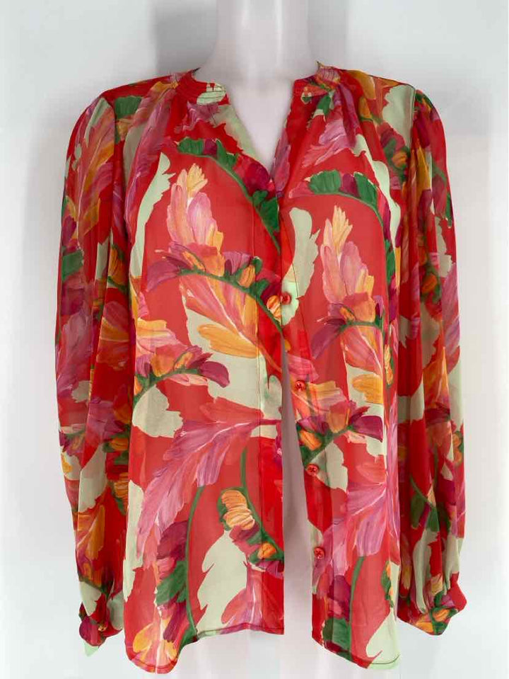 Size 12 Chico's Multi-Color Shirt