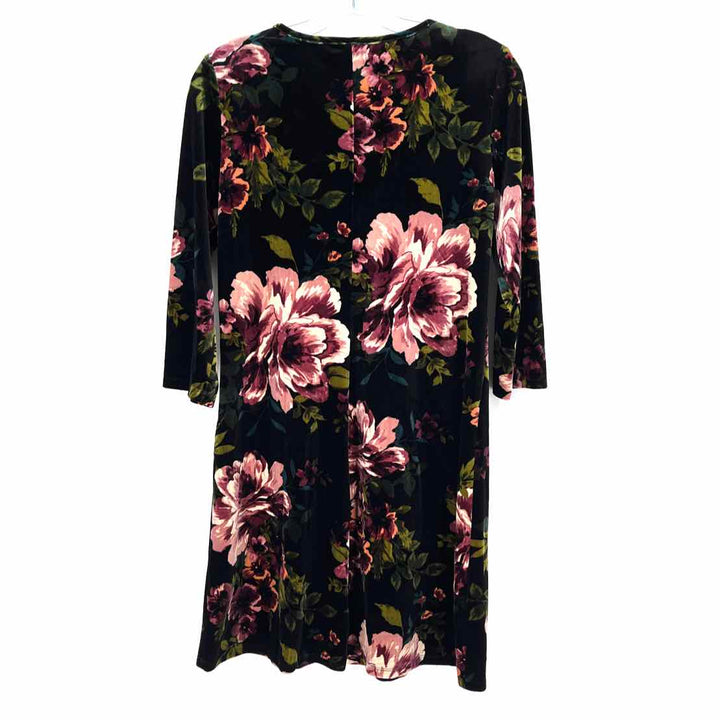 Size 4 Black Velour Dress