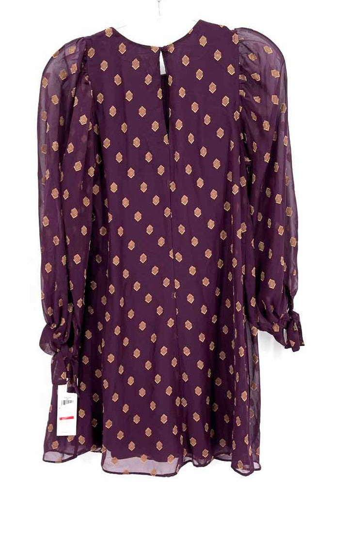 Size 0 Calvin Klein Burgundy Dress