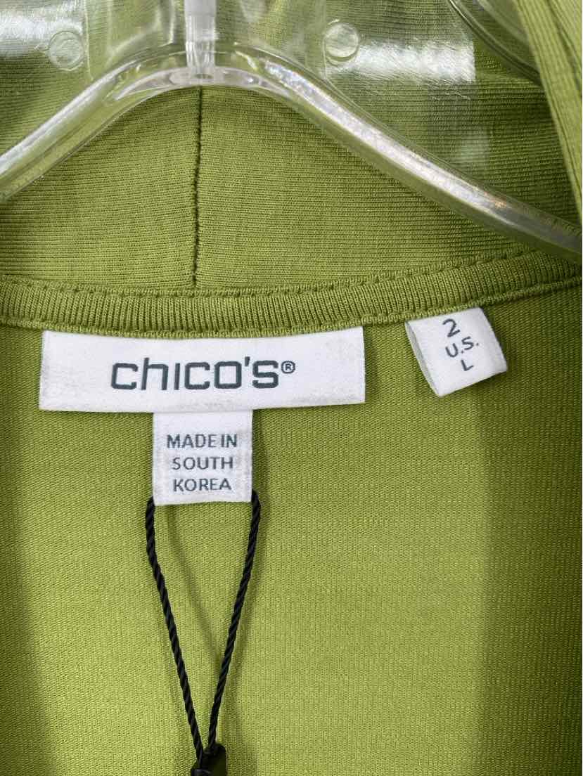 Size L Chico's Green Shirt