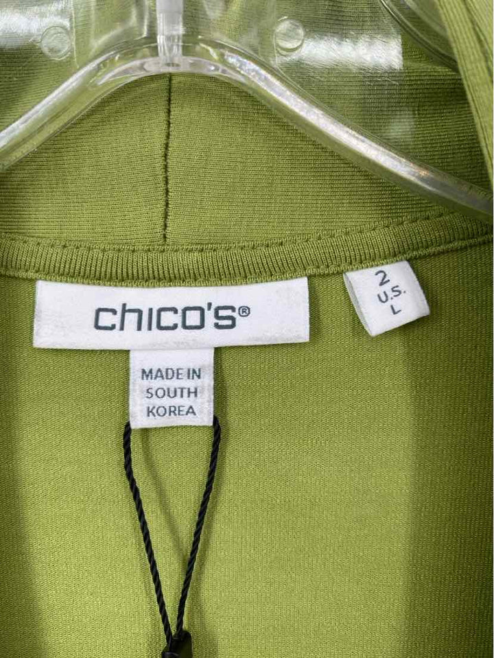 Size L Chico's Green Shirt