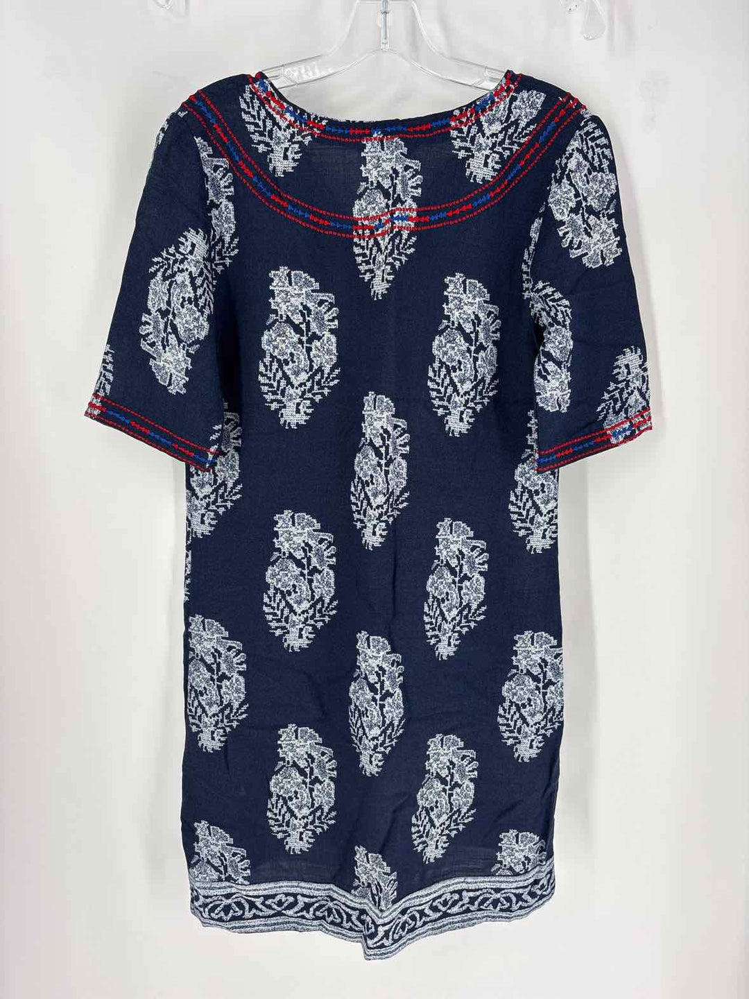 Size XS Navy Print Dress