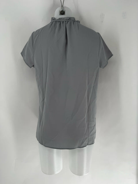 Size 10 LAND END Gray Shirt