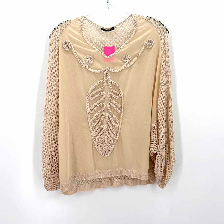 Size S Tan Knit Shirt