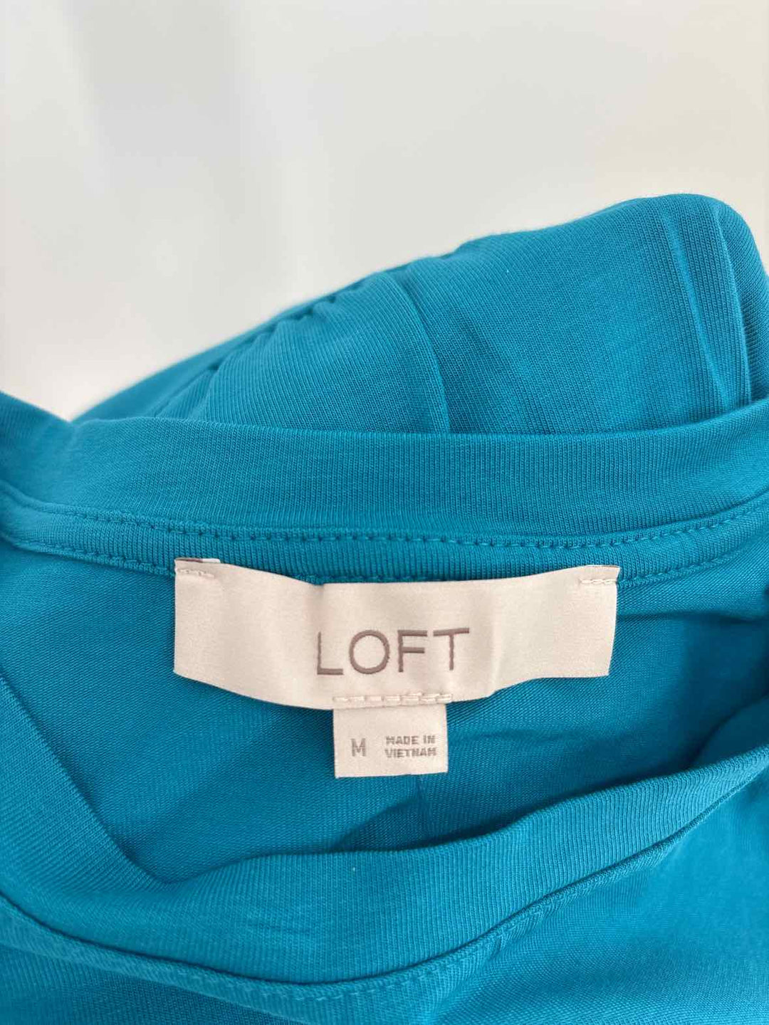 Size M LOFT Teal Dress