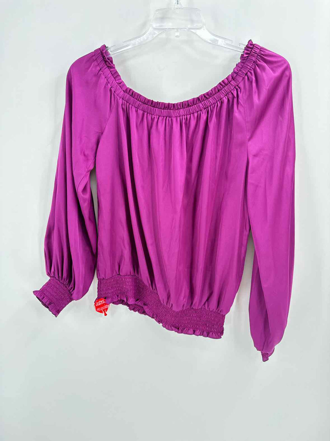 Size L Ramy Brook Purple Silk Shirt