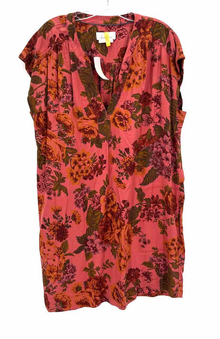 Size L Anthropologie Rust Dress