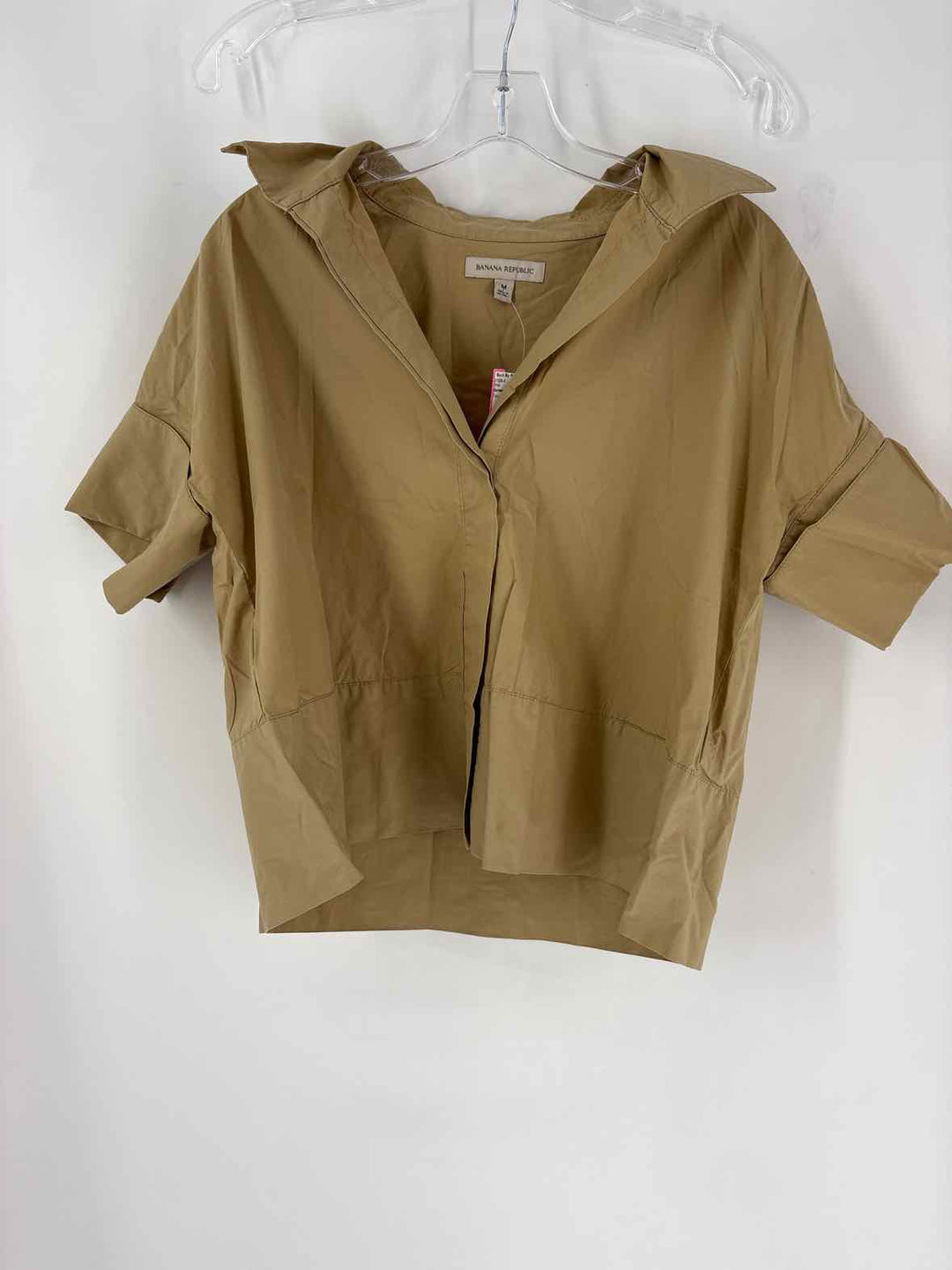Size M Banana Republic Tan Cotton Shirt