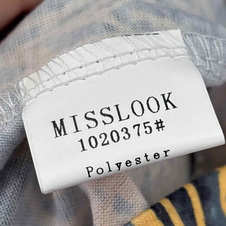 Size 3X MISSLOOK gray print Shirt