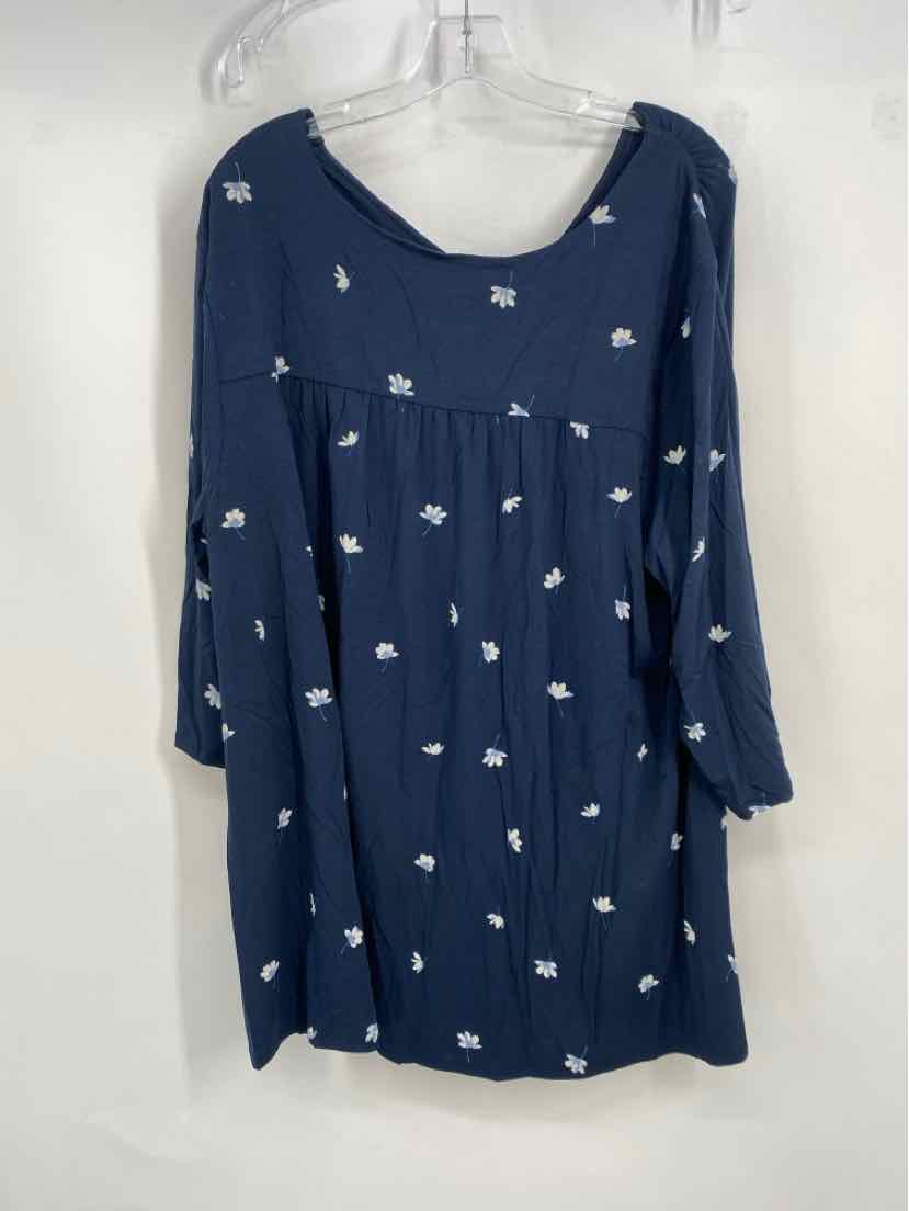 Size 2X J JILL Navy Shirt