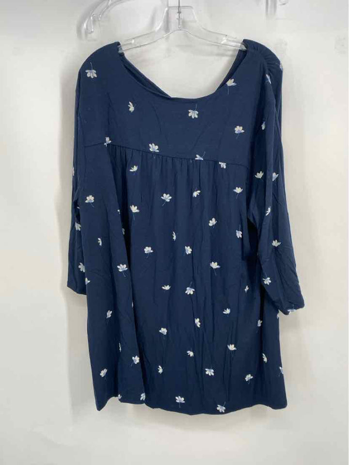 Size 2X J JILL Navy Shirt