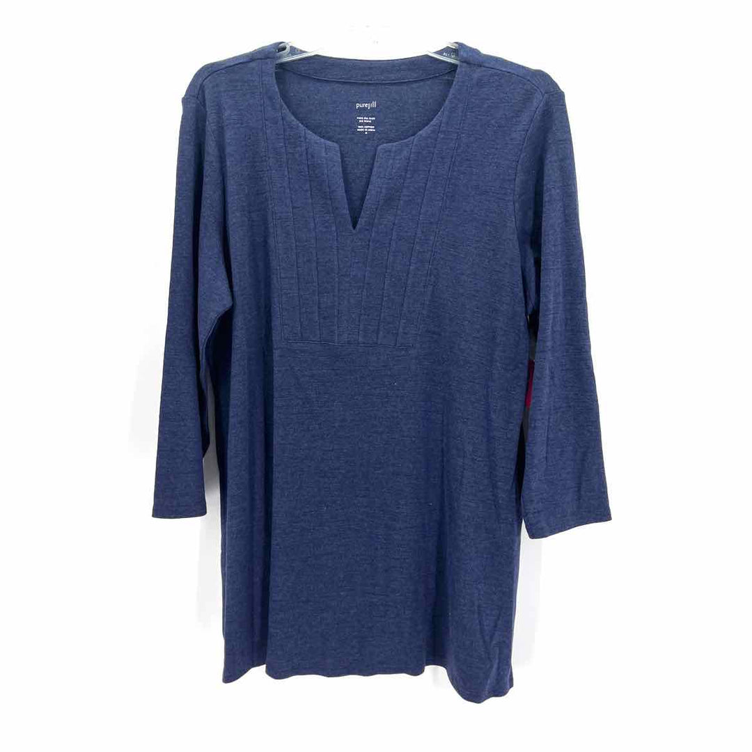 Size M J JILL Navy Shirt