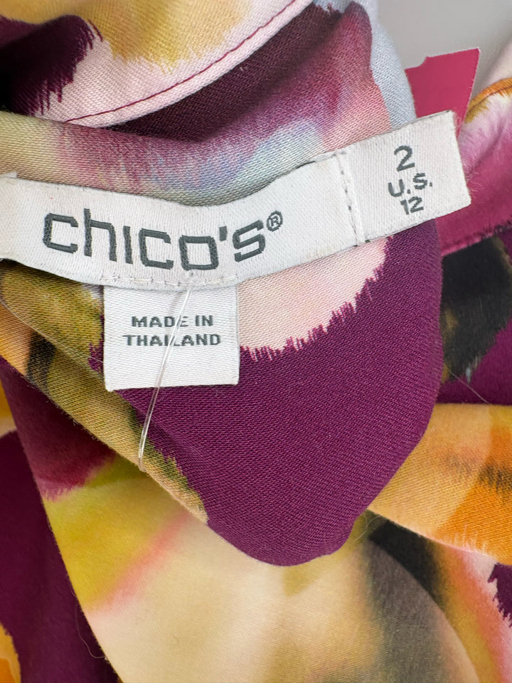 Size L Chico's Purple Shirt