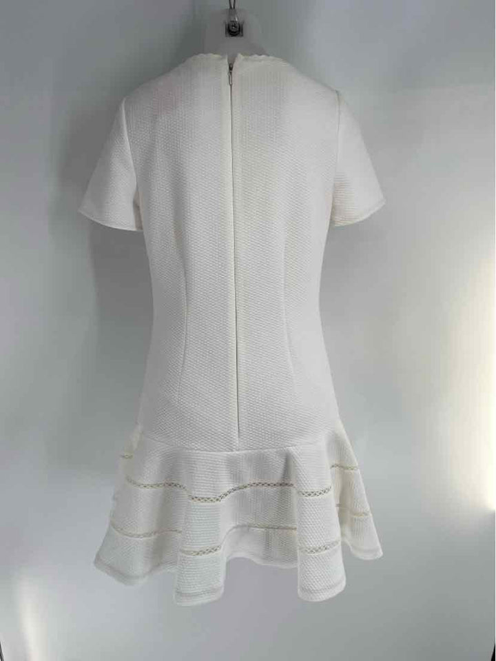 Size 10 REBECCA TAYLOR White Dress