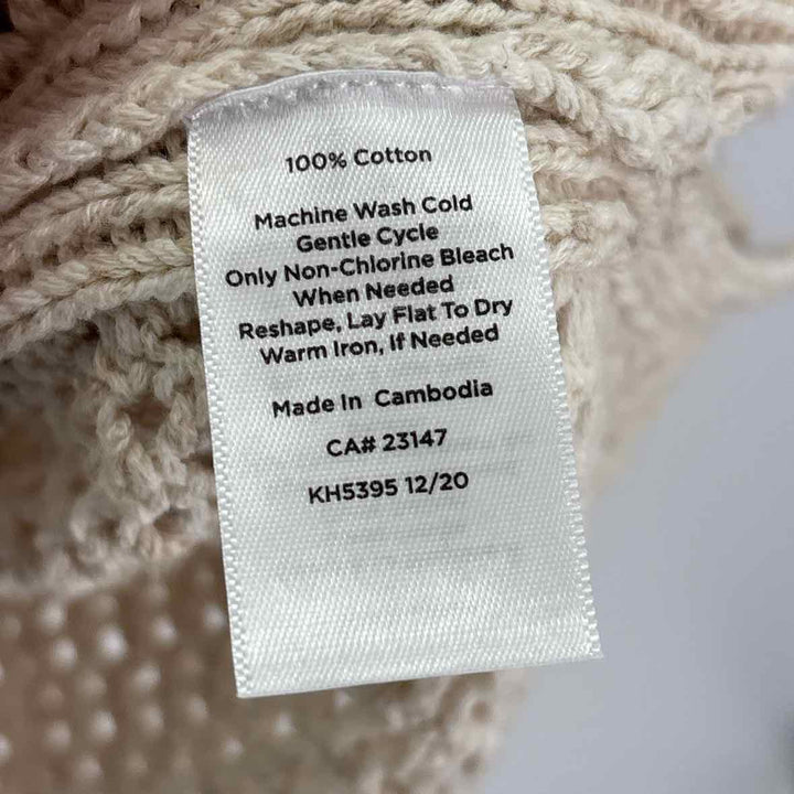 Size L Talbots Cream Sweater