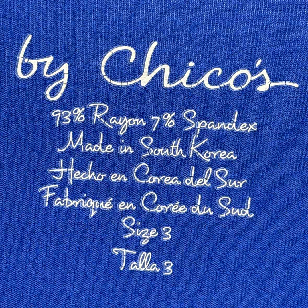 Size XL Chico's Royal Blue Shirt