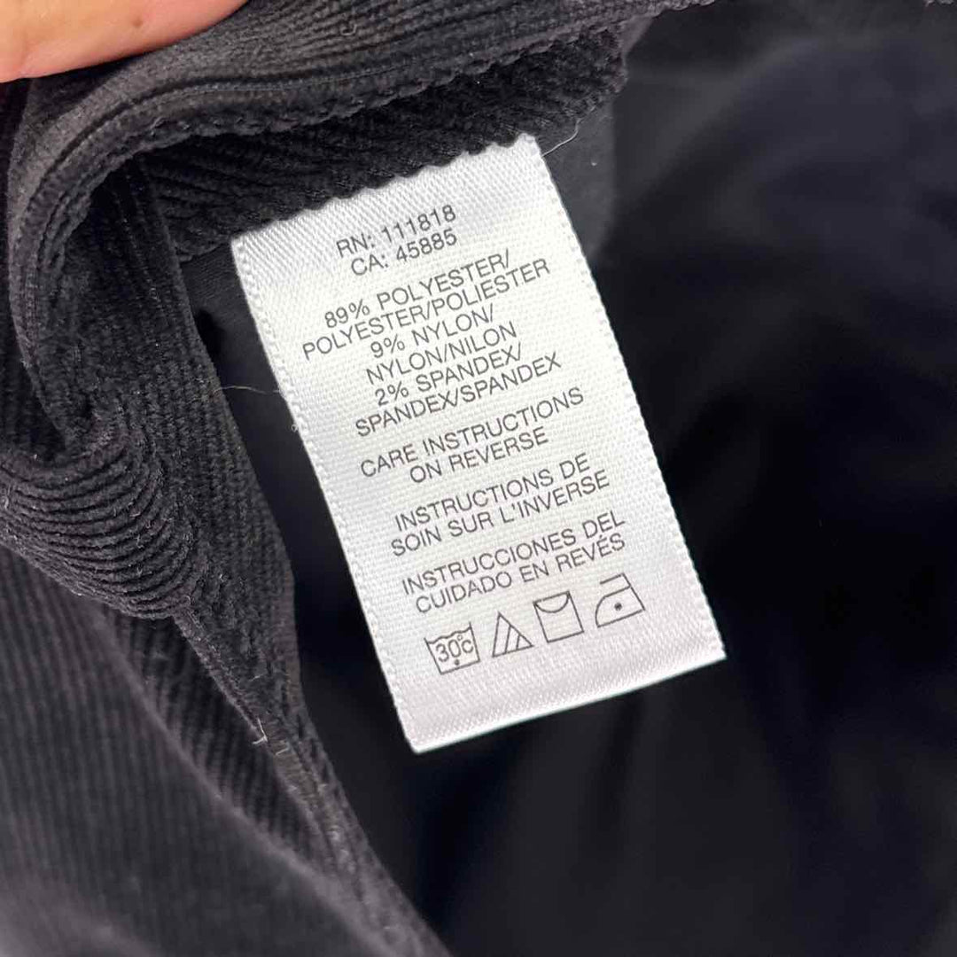 Size 8 Michael Kors Black Corduroy Pants