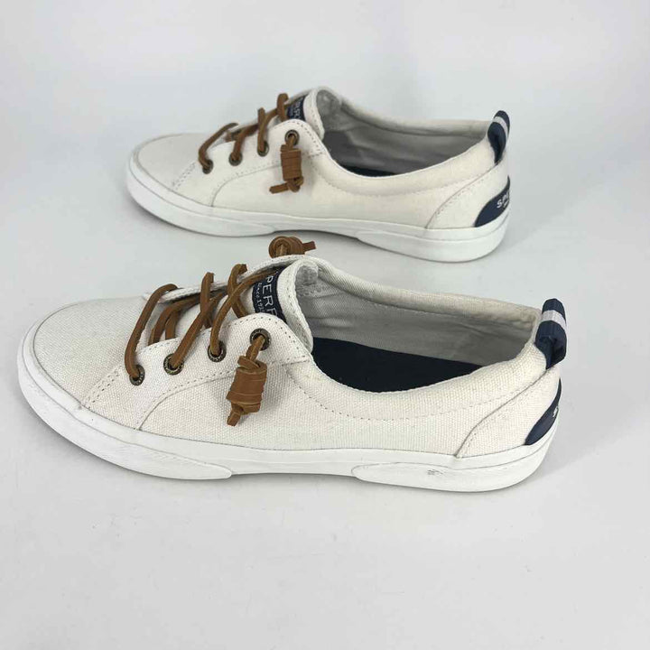 Shoe Size 6.5 Sperry White Canvas Sneakers