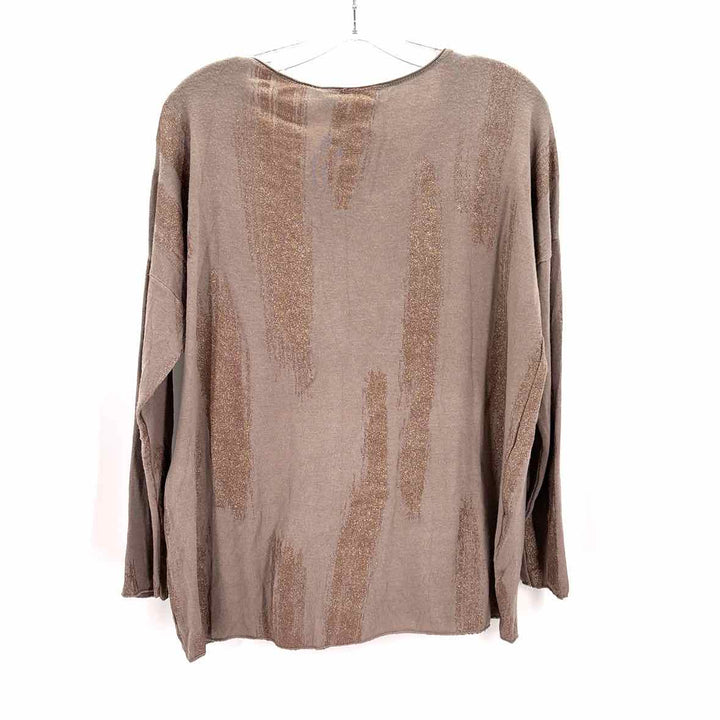 Size One Size Gray Sweater