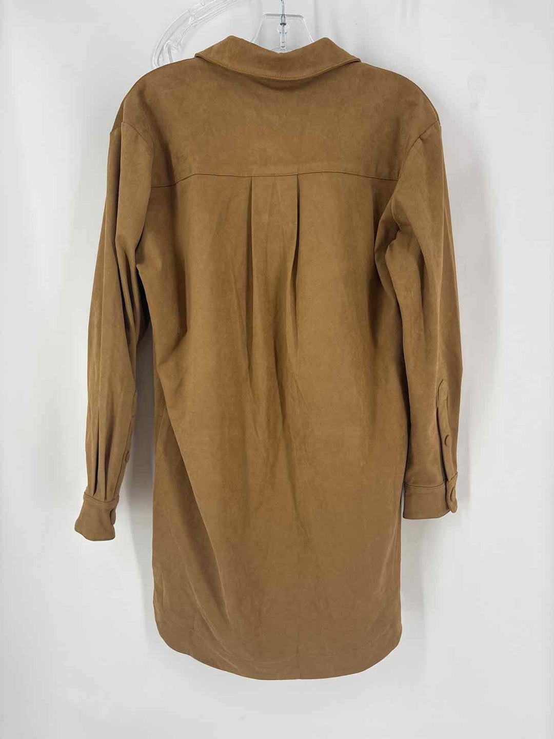 Size M Tan Suede Dress